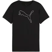 Puma TAD ESS Cat Logo Tee G Meisjes Sportshirt - Black