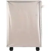 Semoic Wasmand met wielen, yogamatopslag, multifunctioneel