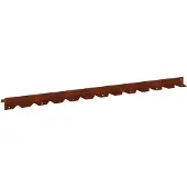 vidaXL Gazonrand 30 st 102 x 4 x 4 cm Staal Roestig