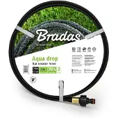 Bradas AQUA-DROP Zweetslang – Plat ½" (13 mm) × 7,5 m – Inclusief Koppelingen – Waterbesparend Druppelsysteem