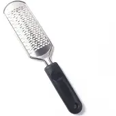 INF Voetvijl Eeltverwijderaar met handvatpatroon voor grote gaten Black 27 cm