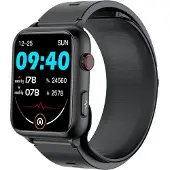 INF Smartwatch, 1,91-inch scherm, bloeddruk, hartslag, bloedzuurstof Black