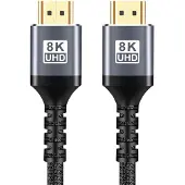 INF 2.1 HDMI-kabel 8K bij 60Hz / 4K bij 120Hz 1 m