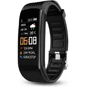 INF Activiteitenarmband / Fitnessarmband / Hartslagmeter Black