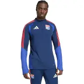 Adidas Olympique Lyon Trainingstrui 1/4-Zip 2026-2027 Donkerblauw Blauw Rood