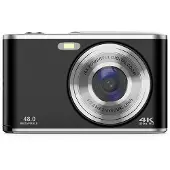 INF Digitale camera 4K 48MP 16x zoom webcam Black