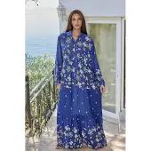 Hiccups for Kids Gepubliceerd V-hals Maxi Jurk