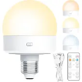 INF Oplaadbare LED-lamp met afstandsbediening, 2-pack Magnetisch