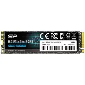 Silicon Power P34A60 - M.2 PCIe 3.0 NVMe SSD - 1TB - Leessnelheid 2200MB/s - Schrijfsnelheid 1600MB/s
