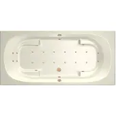 Xenz Kanaga bubbelbad 190x90 cm met RB2 koper whirlpool elektrisch pergamon