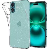 Spigen Liquid Doorzichtig iPhone 16 Plus Hoesje Glitter
