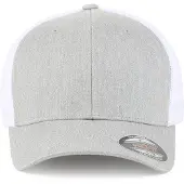 Flexfit Pet grijs gemêleerd / wit