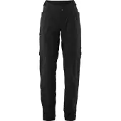 Gonso - Women's Adventure Pants Zip Off - Fietsbroek 46, zwart