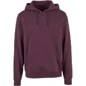 Build Your Brand BY011 Heavy Hoody - Paars