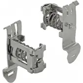 DeLOCK Shield Clamp for DIN Rail - Cable diameter 3 - 8 mm
