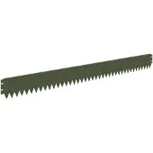 vidaXL Gazonrand 20 st 103 x 10 cm Staal Olijfgroen