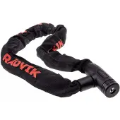 Radvik - "Elvdal" fietsslot voor ketting, model PP15762 (universele maat) (zwart)