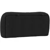 vidaXL Hoofdbordkussen "Hvar" 80 cm stof zwart