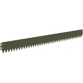 vidaXL Gazonrand 30 st 103 x 10 cm Staal Olijfgroen