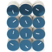 Spaas Geurkaars Essential Collection Soft Sunrise Blauw 4,5 Uur D 3,9 H 1,6 Cm 24 Stuks