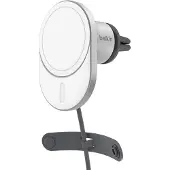 Belkin Support de Téléphone Voiture Grille d'Aération avec Charge MagSafe et Qi2 Argent