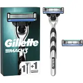 Gillette Scheersysteem Mach3 1 houder + 1 mesje