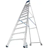 Krause STABILO trap, type "Stufen-Stehleiter", verrijdbaar, met 12 treden, modelnummer 124678