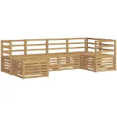 Syfax Buiten bankenset 6 pcs Wit Polyester
