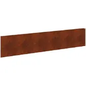 vidaXL Gazonrand 20 st 100 x 22 cm Staal Roestkleurig