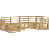 Syfax Buiten bankenset 6 pcs Wit Polyester