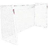 Powershot Onbreekbare voetbaldoel van UPVC - 3,7 x 2 meter "PRO" met kliksysteem