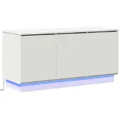 vidaXL TV Kast 100 x 38 x 49 cm Wit Bewerkt hout