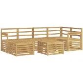 Syfax Buiten bankenset 7 pcs Wit Polyester
