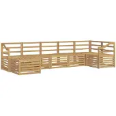 Syfax Buiten bankenset 7 pcs Wit
