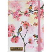 Peter Pauper Press Cherry Blossomms in Spring 16 Maanden Agenda 2027