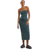 Urban Classics Jurk groen