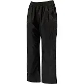 Regatta kids broek Pack It zwart Regenbroek Jongens/Meisjes Polyamide Effen - maat 140