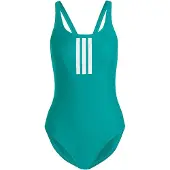 Adidas Eén-delig badpak met V-hals voor dames 3-Stripes