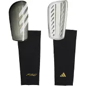 Adidas F50 League Scheenbeschermers Zilvergrijs Wit Goud Zwart