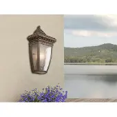 Kichler Wandlamp buiten Venetian Rain, brons / oud-messing, metaal, Antiek, Wandlamp buiten