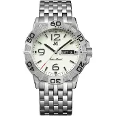 Jean Marcel Herren Armbanduhr Edelstahl Satiniert 22cm