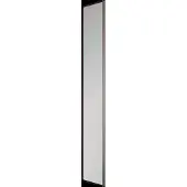 Balmani Auro rechthoekige toiletspiegel Brushed GunMetal 17 x 109 cm