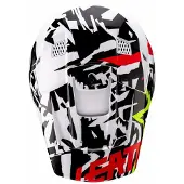 Leatt Zebra-vizier voor motorhelm, geschikt voor helmen van maat 3.5 tot XXL