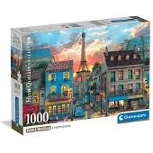 Clementoni - Puzzel - 1000 Stukjes - Straten van Parijs - Puzzel Voor Volwassenen - High Quality Collection