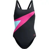 Speedo - Women's Hyperboom Butterfly Back Swimsuit - Badpak 38, zwart