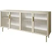 Lookway Glazen dressoir LINEA met LED-verlichting