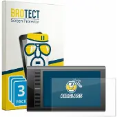 BROTECT Screenprotector 3 Stuks voor Ugee M708 Beschermglas transparant