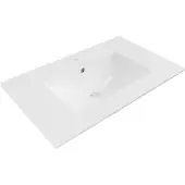 Mexen Atena ingebouwde wastafel 76 x 46 cm, wit - 25017500