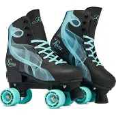 Raven Serena Zwarte/Mint Rolleschaatsen Maat 39-42 Verstelbaar