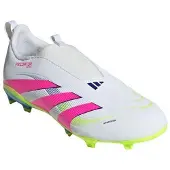 Adidas - Voetbalschoenen voor heren, geschikt voor grasvelden, "Predator Club" model, artikelnummer PP5436 (maat 43 EU), kleur: wit/roze